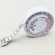 휴대용 비만도 측정 줄자 끈 종이 가벼운 다이어트 BMI 피팅 허리 가슴 신체 둘레 치수 1.5m 재단 사이즈