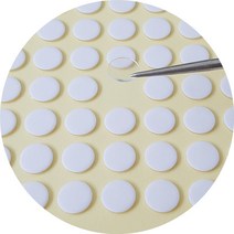 투명양면폼테이프 원형 지름 10mm 21알 강력접착 깔끔제거 (당일발송), 지름 10mm 두께 1mm