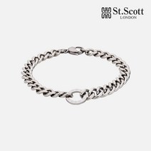 세인트스코트 STJ-SB4012 본사 정품 알랭 로마 커브체인 팔찌