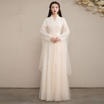단아한 여성 어른 퓨전 한복 한국 무용 의상 사극 드라마 연극 뮤지컬 촬영