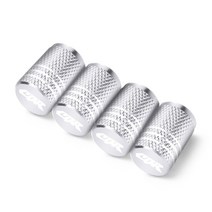 오토바이 cnc 알루미늄 휠 타이어 밸브 스템 캡 혼다 cbr 125r 600 f4i 650fr 1100xx 1000f cbr 600 954 1000 rr 900rr 250r, 4pcs 실버