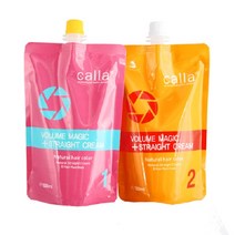 새롬 엘르 칼라 볼륨 매직스트레이트1제+2제500ml(액상)