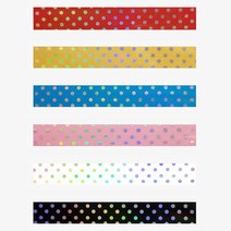 홀로그램 땡땡이 코팅지 별종이 30매 도트 학알 접기