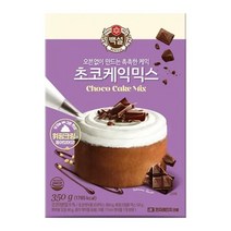 CJ 제일제당 백설 초코케익믹스 어린이간식 홈베이킹 쿠킹체험 엄마표 간식 간식만들기 350g 1개