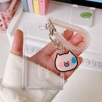 포카홀더 3 인치 아크릴 Photocard 홀더 Kpop 투명 앨범 사진 카드 Kawaii ID 펜던트 키 체인 학교 문구, 05 B5