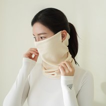 부드럽고 따뜻한 니트넥워머 귀걸이형 넥워머