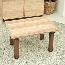 예쁜상 프레임 접이식 테이블 1호 380 x 510 mm, 집성목 1호