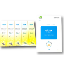 애터미 치약 200g x 5p + 칫솔 랜덤 발송 8p, 1세트