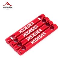 Widesea-캠핑 하이킹 텐트 윈드 로프 버클 조절식 알루미늄 합금 코드 아웃도어 액세서리 장비 4 피스, 4 pcs