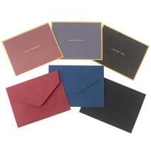 심플 럭셔리 미니 감사 선물 메세지카드 기념일 스승의날 축의금 돌잔치 인사 축하, 1개, 검정색