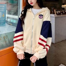 새로이 N0NP4XFG 여성 맨투맨 후드 가디건 가을