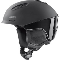Uvex 우벡스 유벡스 유니섹스 Ultra Pro 스키 헬멧 블랙매트 59-61cm, 블랙 매트 59-61cm