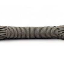 파라코드 3mm paracord lanyard rope 낙하산 코드 하이킹 캠핑 빨랫줄 전술 팔찌 액세서리 팔찌 one core 100ft 328ft, 회색, 328피트(100m)