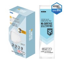 크린가드 컴포트 끈조절 황사마스크 KF80 대형 20매 44321, 단품없음