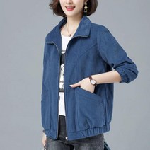 여성 골덴 자켓 봄가을 잠바 엄마 마담의류 빅사이즈SFW