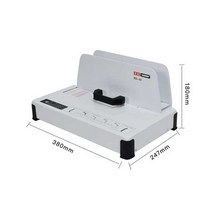 열 접합기 종이 노트 압착 제본기 최대 400장 A3 A, RD-50+10mm 스트립 20개