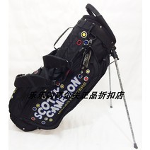 골프 스탠드 가방 카메론 광대 멀티 컬러 남성용 삼각대 가방 패브릭 경량 골프 가방 골프 가방, 검정