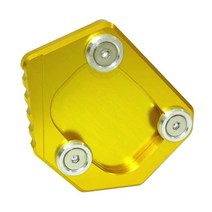 오토바이 킥 스탠드 발 사이드 확장 패드 플레이트 혼다 NM-4 CB250F CBR300R 2014 2016 2018, 03 Gold