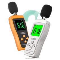 디지털 소음계 층간소음 데시벨 노이즈 측정기 소음계 테스터기, A 화이트