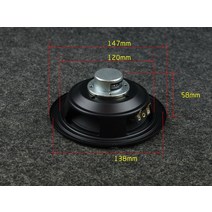 코일 스피커20-40W 5.25 인치 HIFI 풀 레인지 스피커 4 옴 8 네오디뮴 불렛 25mm KSV 보이스 코일 오디오, 01 Round 4 ohms_02 2PCS