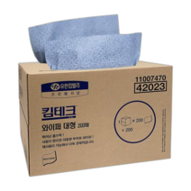유한킴벌리 킴테크 와이퍼 대형 200매 42023 11203520, 42023 킴테크 와이퍼 대형 200매