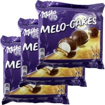 독일직구 Milka Melo-Cakes 3팩 6pcs. (Shaum sugar & cookie), 상세참조, 수량