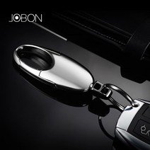 JOBON 자동차 키홀더 열쇠고리 키링 ZB6618 [SN:1234DC#531], ZB-6618-블랙