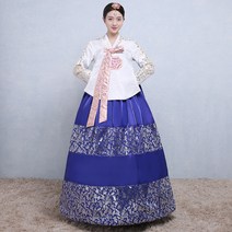 당의 중전 한복 궁궐 치마 혼주 신부 전통 의상 결혼