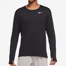 나이키 드라이 핏 엘리먼트 러닝 크루 DD4755-010, 블랙, 095