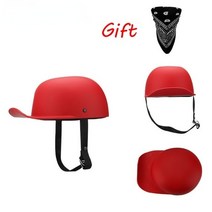 스냅백헬멧 레트로 반모 자전거 헬멧 스냅백 화이트 남성 대형 2021 야구 모자 헬멧, M, 3a