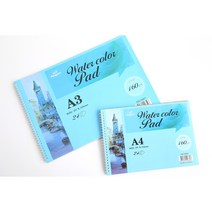 율아트 드로잉북 5종 A3 A4 수채화 크로키북 소묘 스케치북 그림그리기 미술 재료 용품, 5. 소묘 스케치북 [A4]