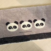 설렘하우스 자체제작 주방매트 모던 판다몽 40x120, 단품