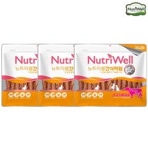 [뉴트리웰] [펫 파라다이스]소고기 통갈비 강아지 간식 320g, 3개