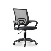 BMKC 클릭B 메쉬 사무용 학생 책상 의자, 블랙