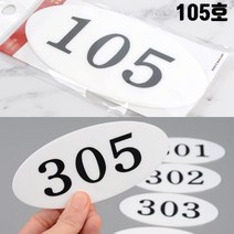 주택 호실판 아파트 빌라 105호 방호수 호수명패 대문호실판 방호수판