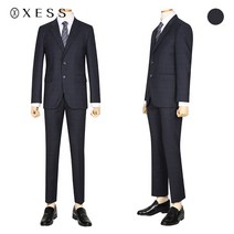 제스 울 스트레치 체크 슬림핏 수트세트 X0HSU8252 S