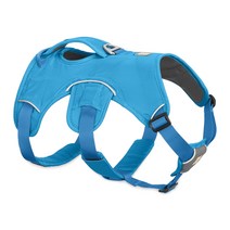 러프웨어 Web Master Adjustable PaddedReflective Trim Dog 하네스, Blue Dusk, XS