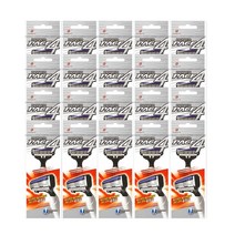 도루코 페이스 4 4중날 휴대용 일회용 면도기, 20개, 1개입