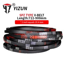 농기계YIZUN SPZ/3V 타입 SPZ722 ~ 900mm 하드 와이어 고무 드라이브 피치 길이 둘레 산업용 트랜스미션, 11 SPZ835mm Lw_01 1 개