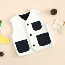 [원단쟁이] [DIY패턴]45-316 P1458 - Vest(아동 베스트) E1