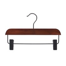 1p 우디나인 길이조절 바지걸이 25.5cm 원목치마걸이, 1개, 없음