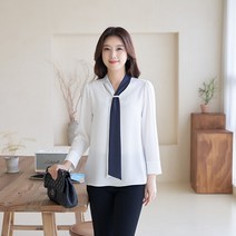 마담4060 엄마옷 시티타이블라우스-XBL301013-