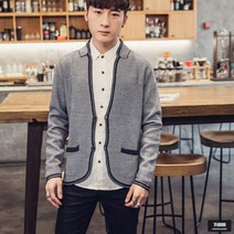 가바바 남성 가디건 스티치 인상적인 유니크 캐주얼 니트 스웨터 G56447