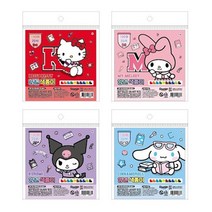 칼라팬시 산리오 양면 색종이 20색 100매 알록달록 종이접기 만들기 캐릭터 미술 유치원 어린이집 초등학생, 랜덤