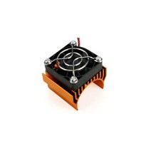 RC 부품 전기 자동차 브러시리스 모터 방열판 커버 110 HSP 540 550 3650 크기 냉각 팬, [02] gold