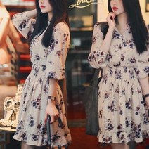 오픈 숄더 아이예뻐 휴양지 원피스