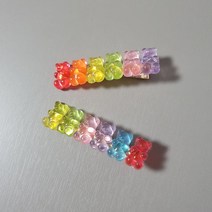 제이앤루시 하리보 여아머리핀 유아 아동 헤어핀