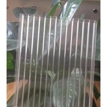 복층 폴리카보네이트 지붕 렉산 아크릴 투명 가림막, 투명색 6MM 크기(2.1mX6m)