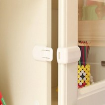 영유아 서랍잠금장치 아빠손 반려묘 2개 워킹맘 아기 영유아보호 서랍장, 화이트