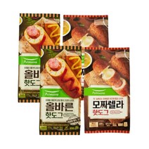 올바른핫도그 5입x2봉+모짜렐라핫도그5입x2봉(총20개)